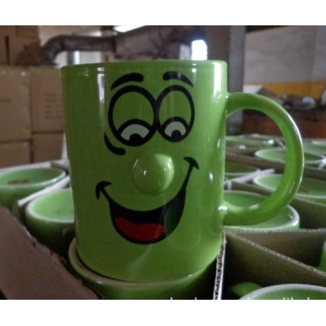 custom funny face coffee mugs